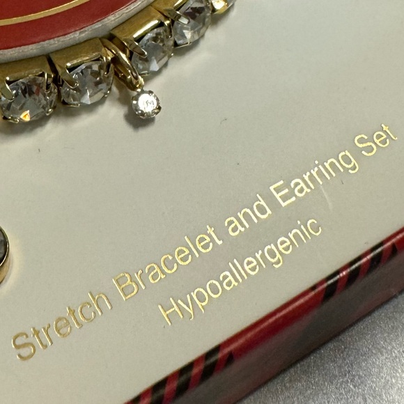 “DON’T BE AFRAID TO SPARKLE A LITTLE BRIGHTER” Stretch Bracelet and Earring Set - Picture 11 of 12